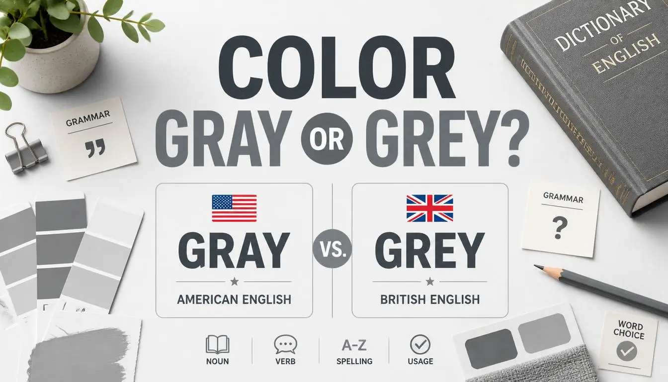 Color Gray or Grey