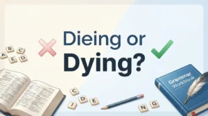 Dieing or Dying