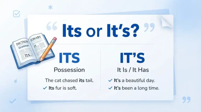 Its or It's