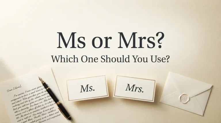 Ms or Mrs