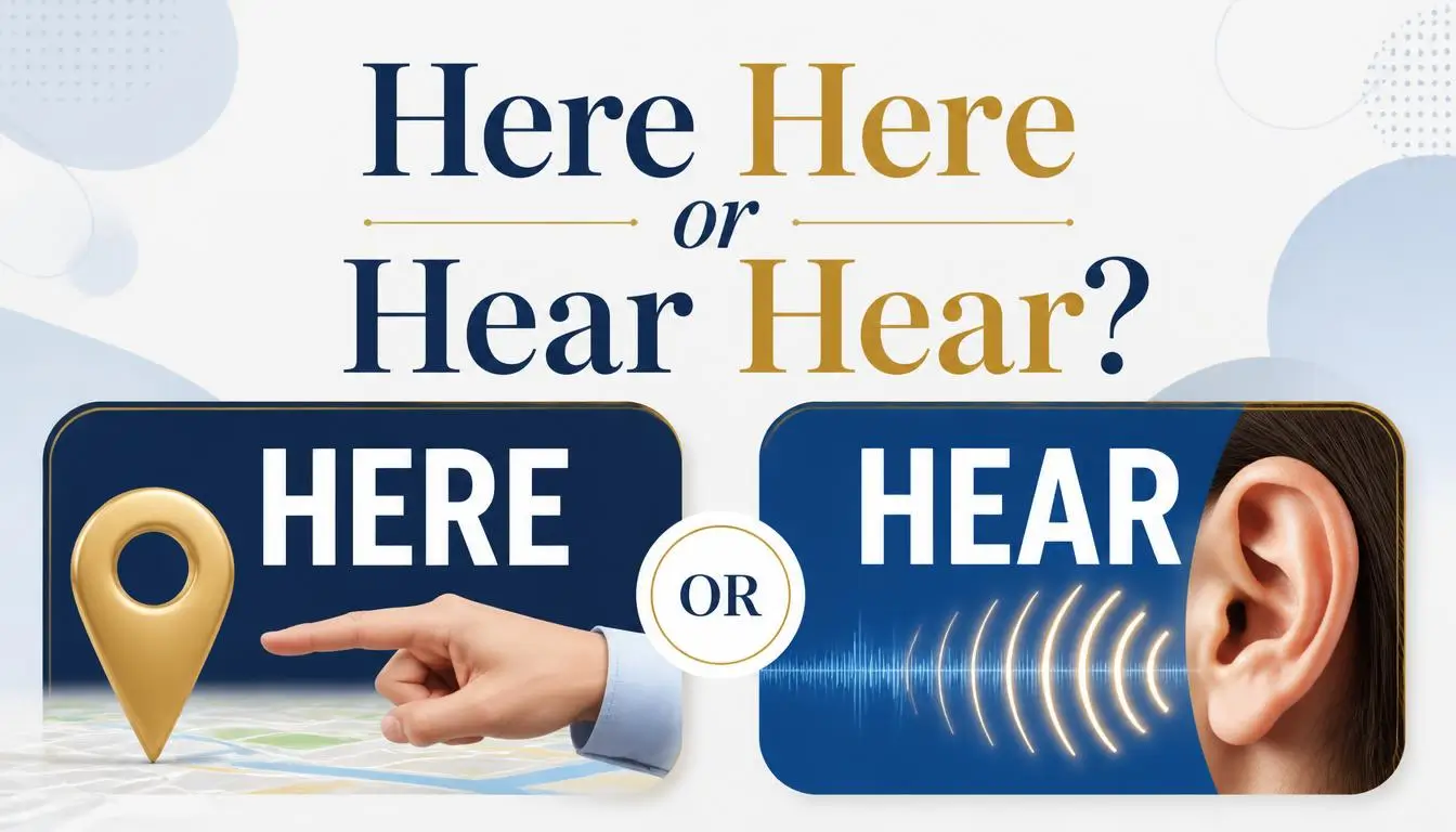 Here Here or Hear Hear