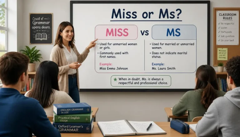 Miss or Ms