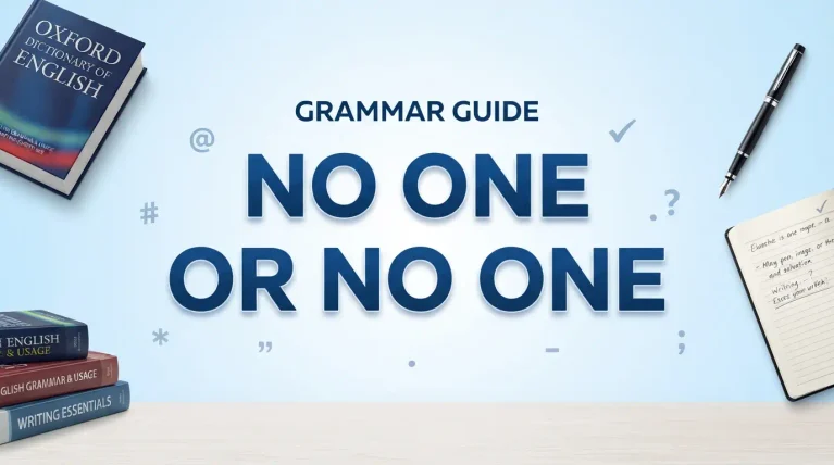 Noone or No One