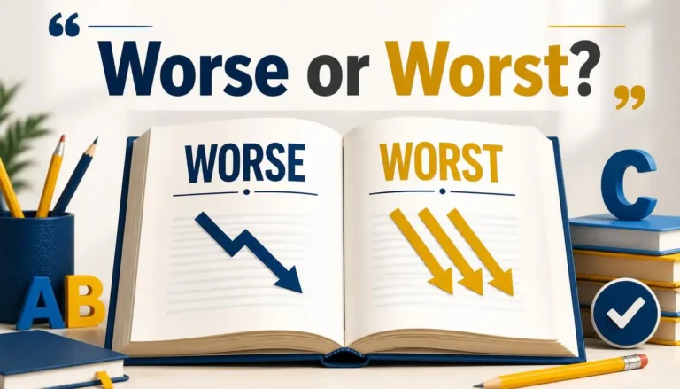 Worse or Worst