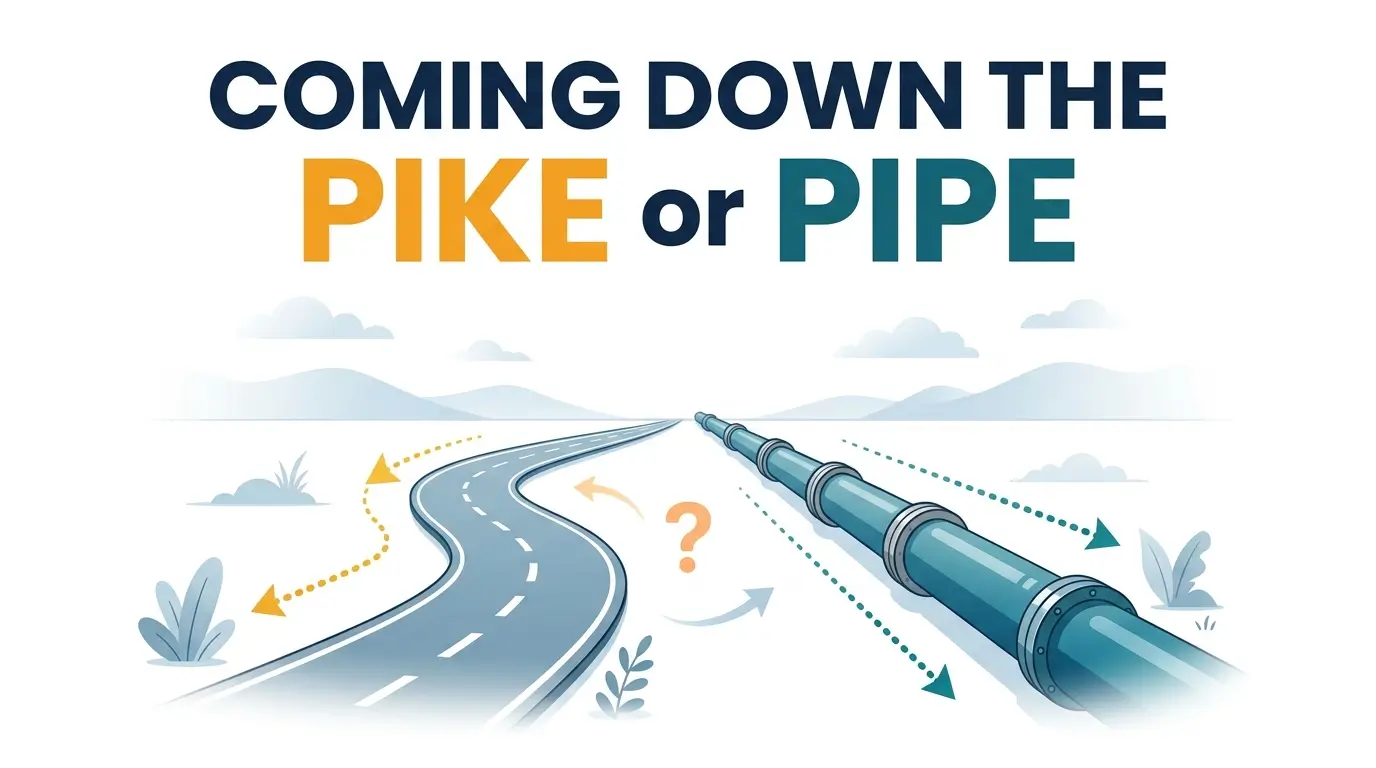 Coming Down the Pike or Pipe