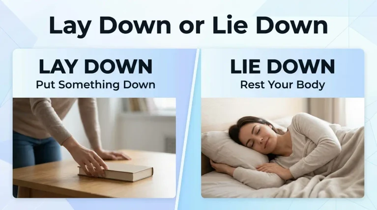 Lay Down or Lie Down